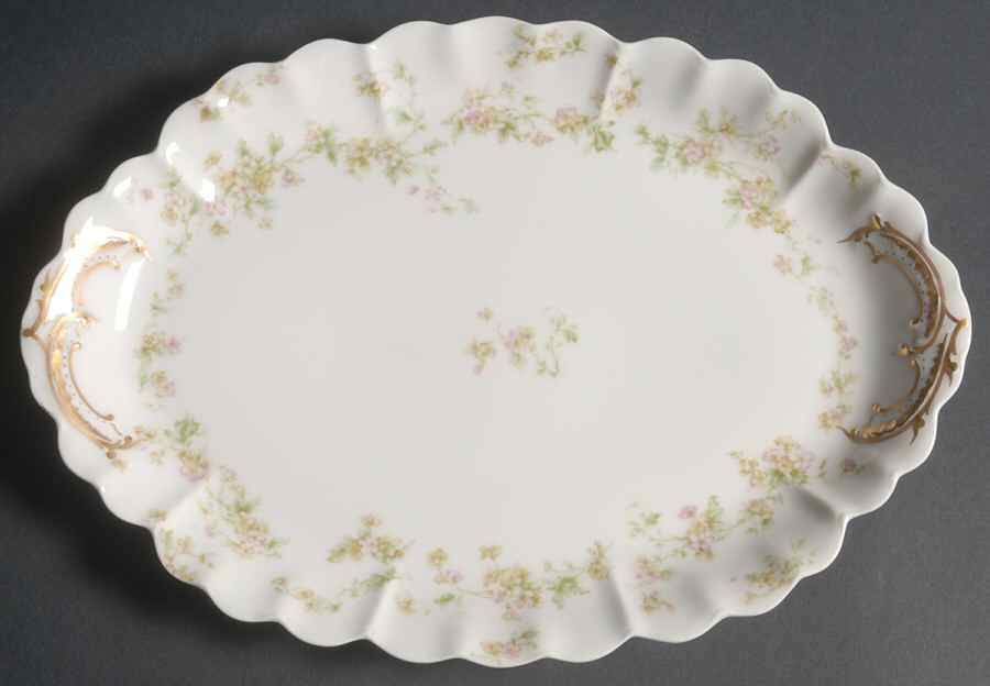 Schleiger 74 12" Oval Serving Platter by Haviland-1