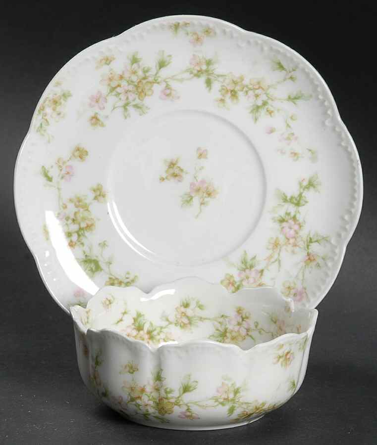 Schleiger 74A Ramekin & Saucer Set by Haviland-1
