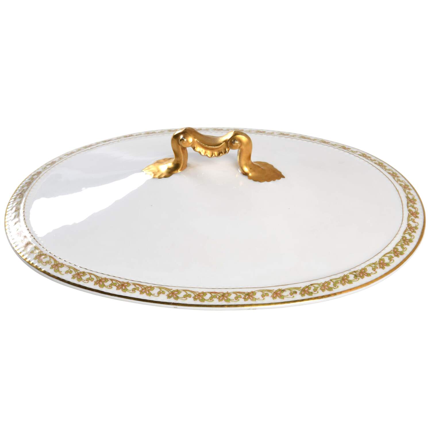 Schleiger 755 Lid for Oval Vegetable by Haviland-1