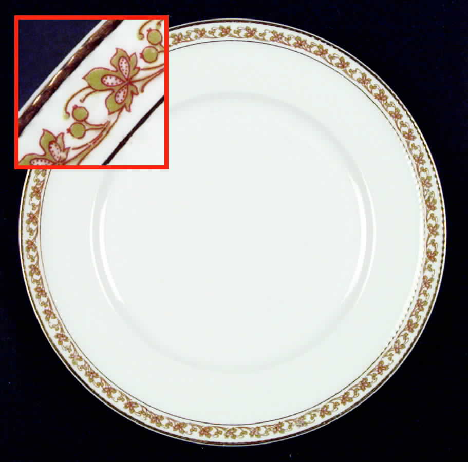 Schleiger 755 Dinner Plate by Haviland-1