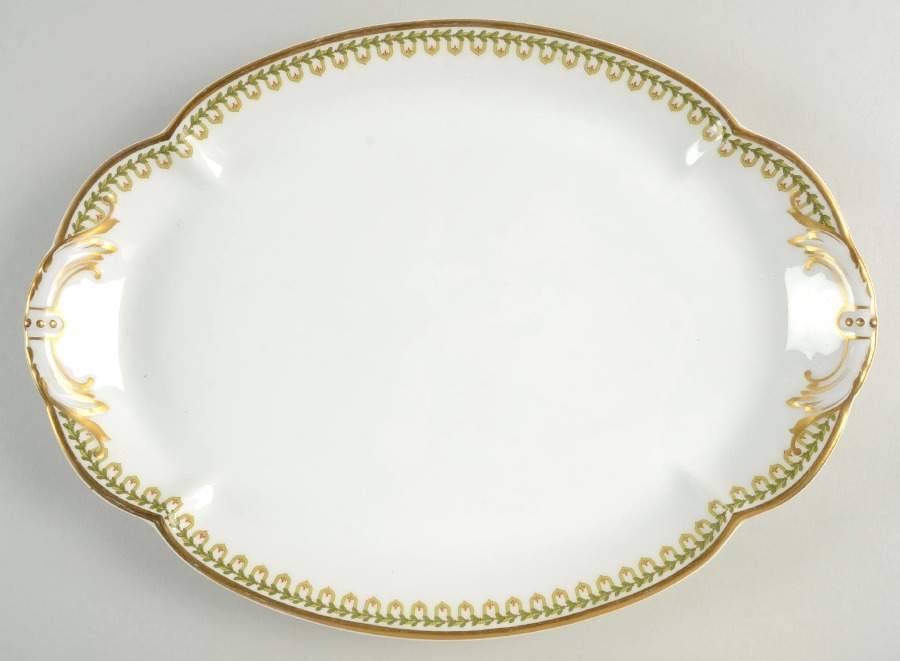 Schleiger 761 13" Oval Serving Platter by Haviland-1