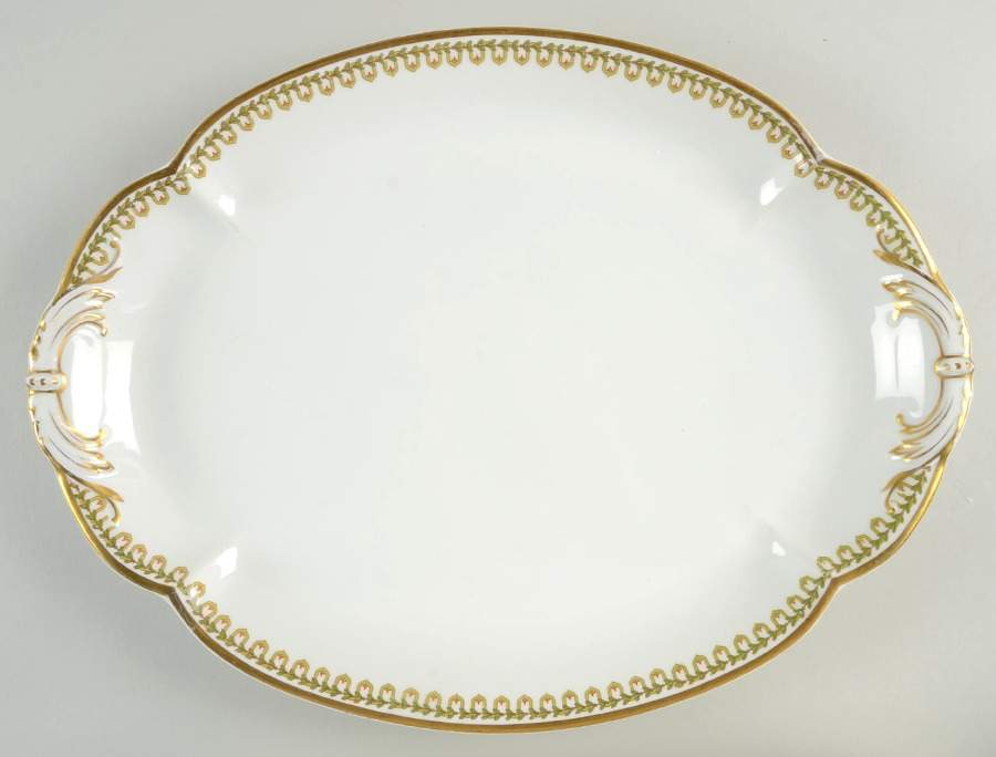 Schleiger 761 16" Oval Serving Platter by Haviland-1
