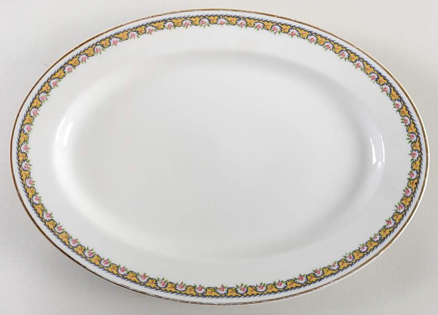 Schleiger 774 11" Oval Serving Platter by Haviland-1