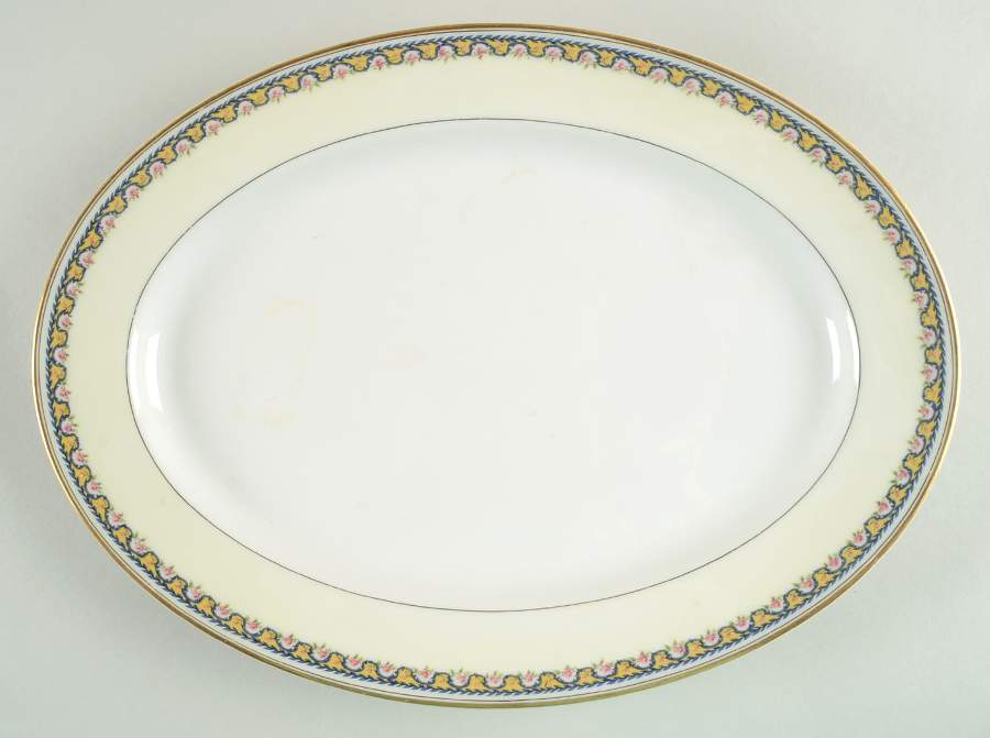 Schleiger 774A 13" Oval Serving Platter by Haviland-1