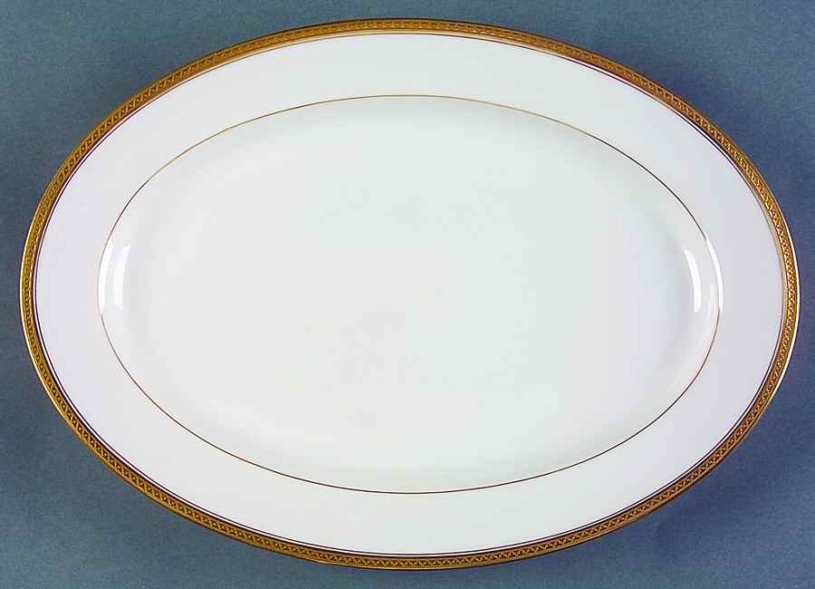 Schleiger 776 11" Oval Serving Platter by Haviland-1