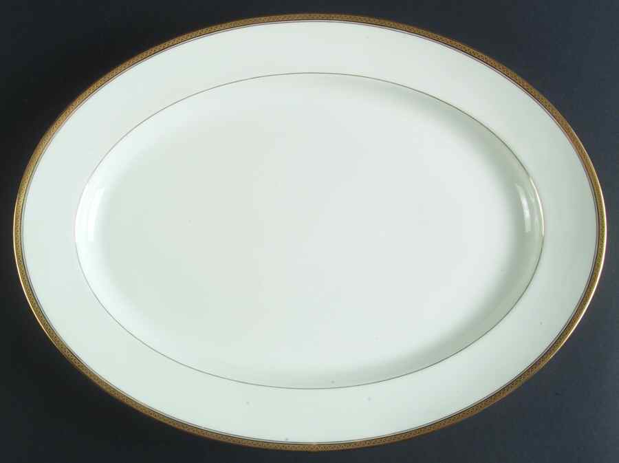 Schleiger 776 16" Oval Serving Platter by Haviland-1