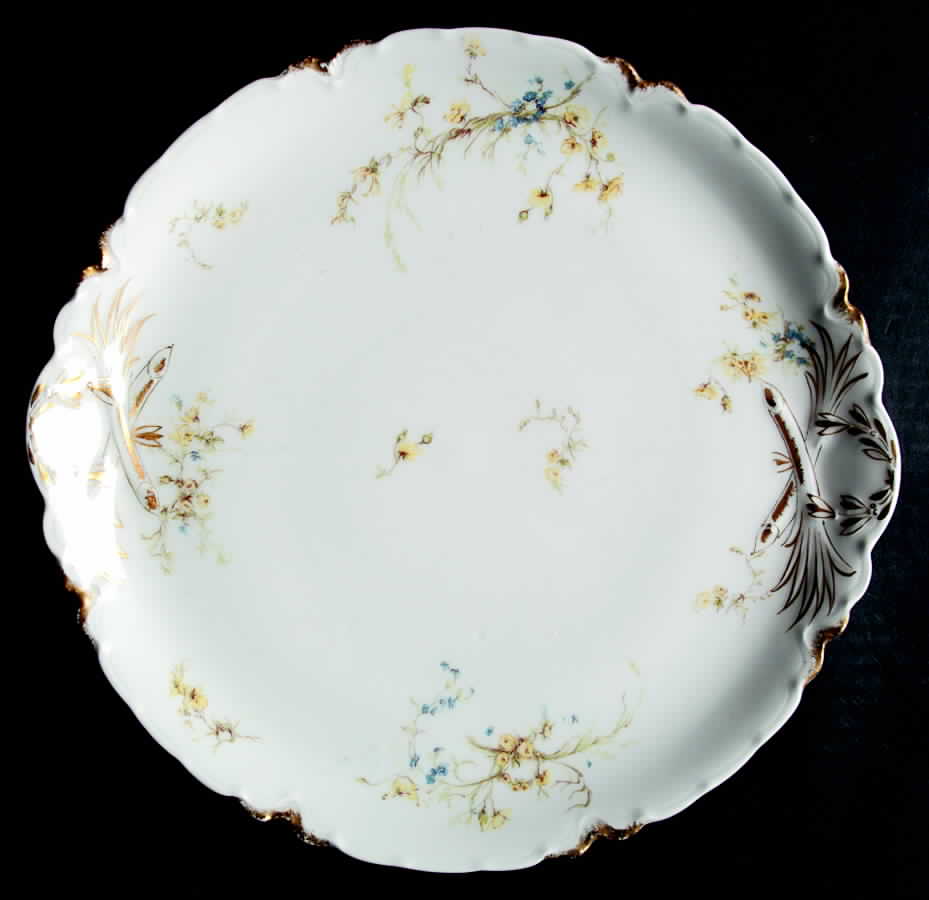 Schleiger 78 Handled Cake Plate by Haviland-1