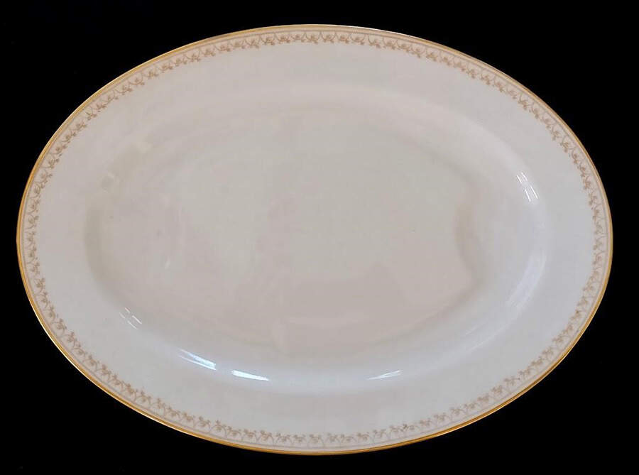 Schleiger 780 18" Oval Serving Platter by Haviland-1