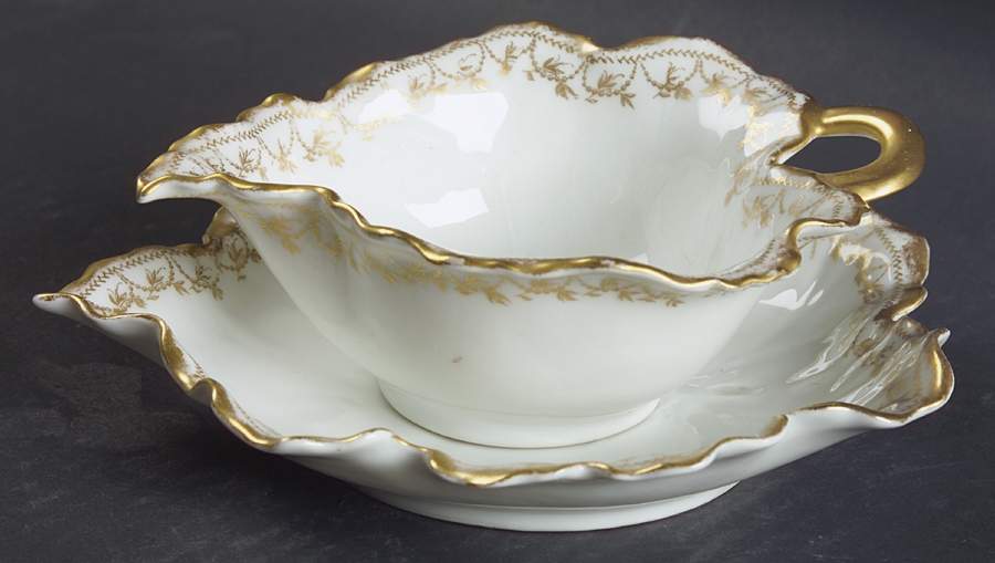 Schleiger 780 Mayonnaise Bowl & Underplate by Haviland-1