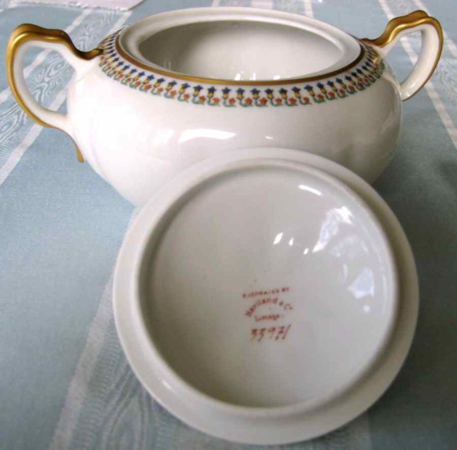 Schleiger 784a Sugar Bowl & Lid by Haviland-1