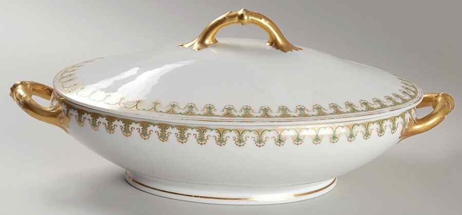 Schleiger 786 Oval Covered Vegetable by Haviland-1