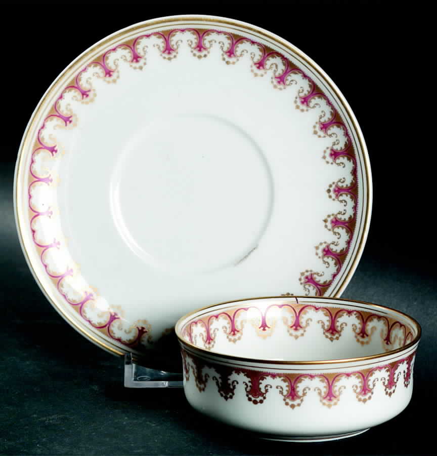 Schleiger 786b Ramekin & Saucer Set by Haviland-1