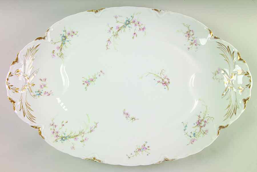 Schleiger 78b 20" Oval Serving Platter by Haviland-1