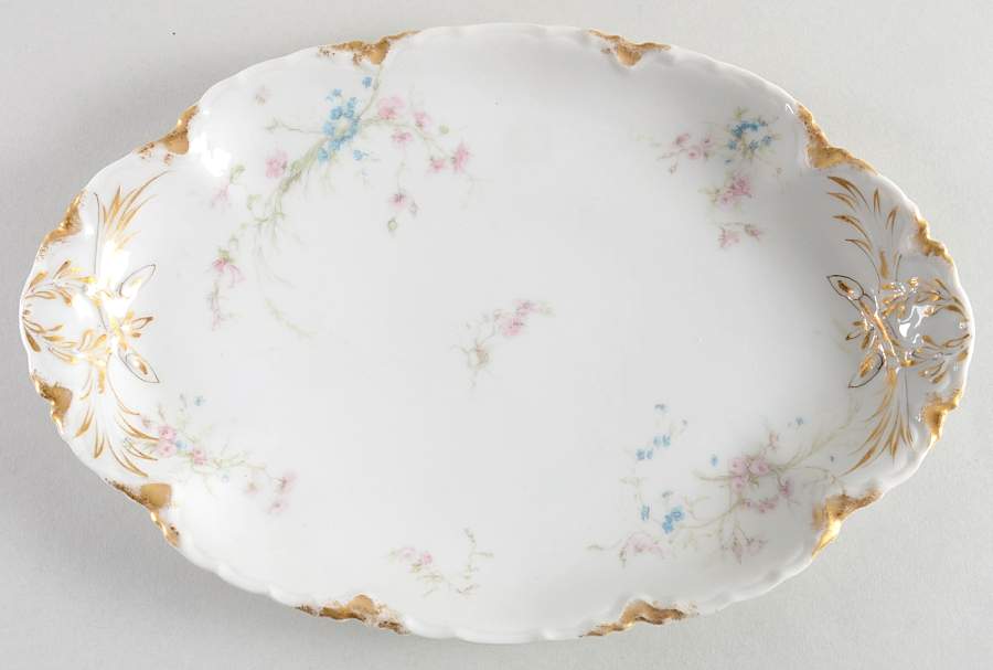 Schleiger 78b 11" Oval Serving Platter by Haviland-1