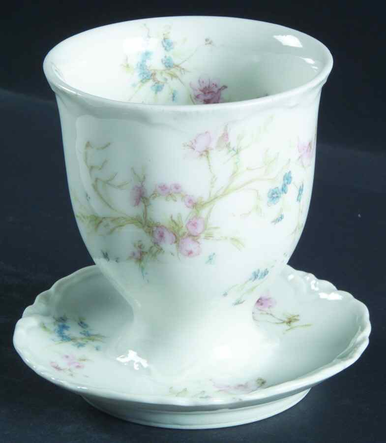 Schleiger 78c Egg Cup with Attached Underplate by Haviland-1