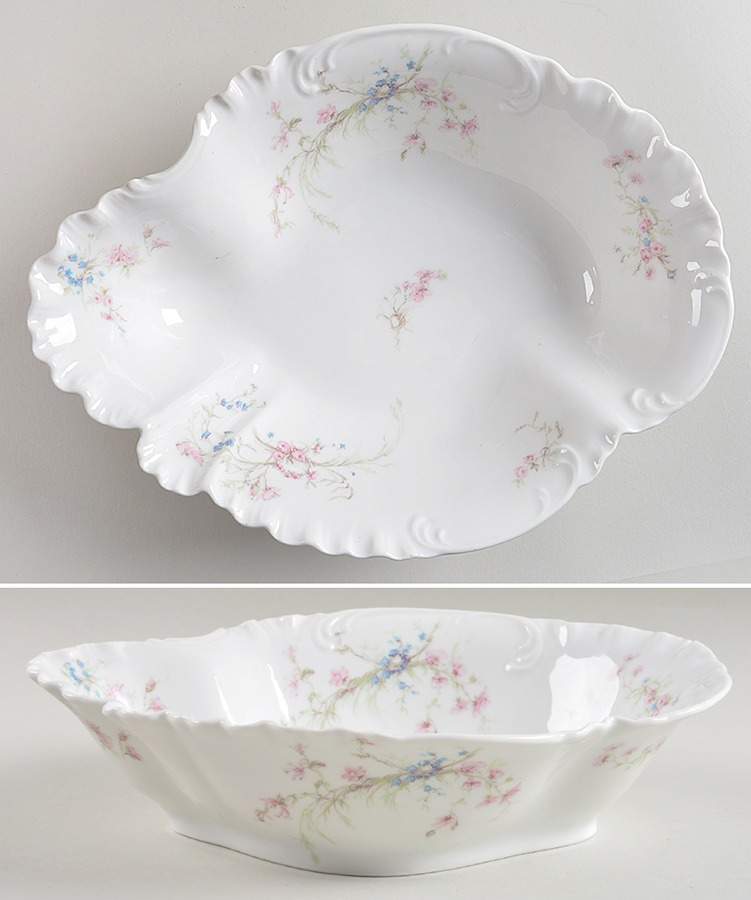 Schleiger 78D 10" Oval Vegetable Bowl by Haviland-1