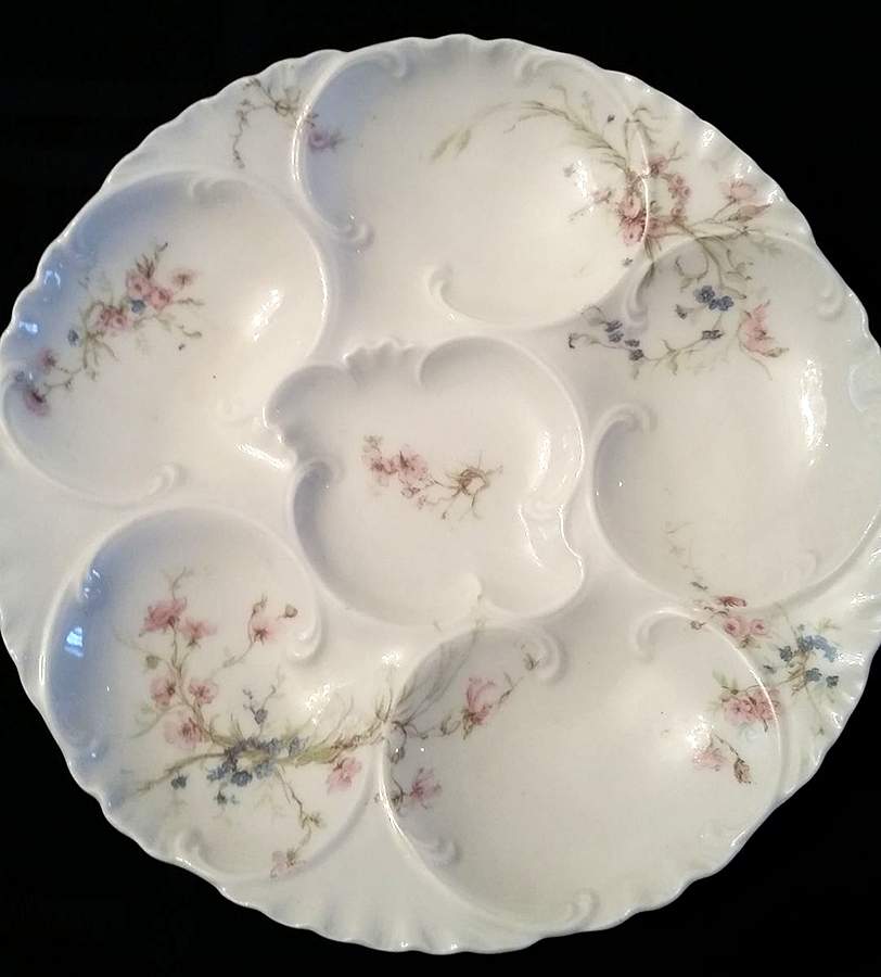 Schleiger 78D Oyster Plate by Haviland-1