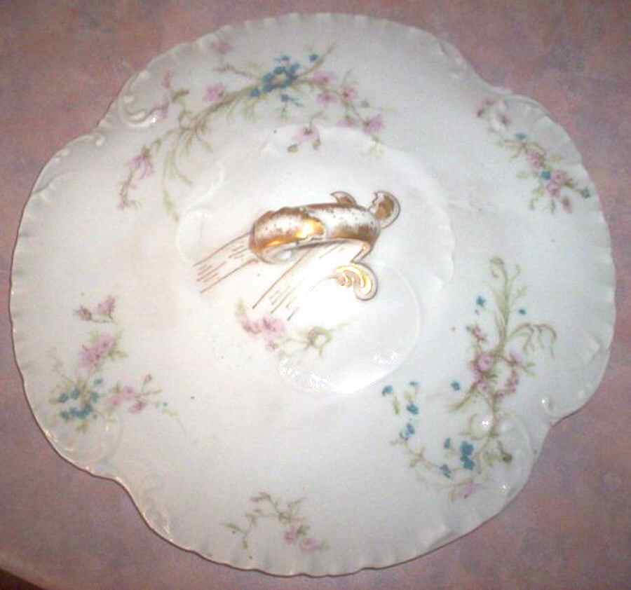Schleiger 78D Lid for Oval Vegetable by Haviland-1