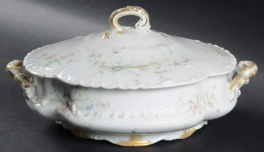 Schleiger 78D Round Covered Vegetable by Haviland-1