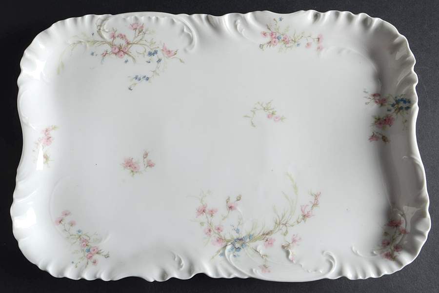 Schleiger 78D 12" Rectangular Serving Platter by Haviland-1
