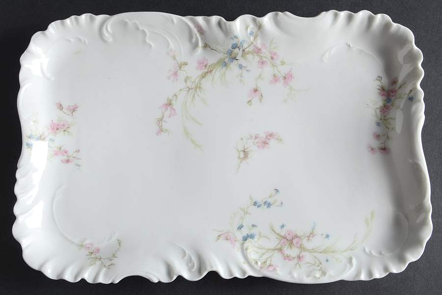 Schleiger 78D 10" Rectangular Serving Platter by Haviland-1