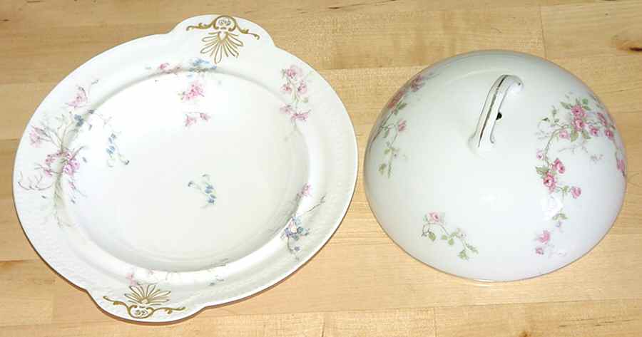 Schleiger 78e Round Covered Butter by Haviland-1