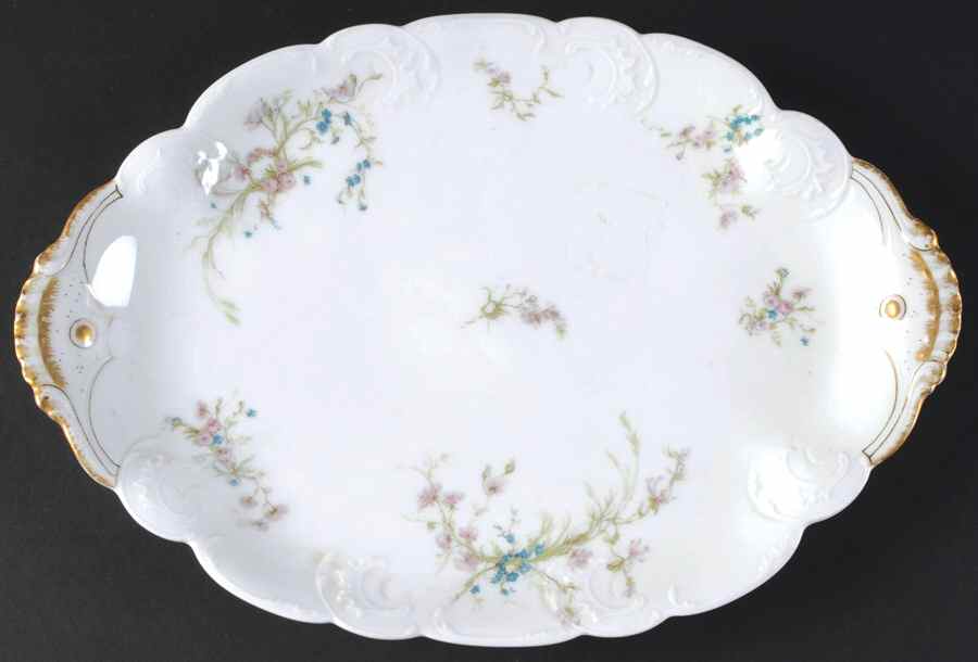 Schleiger 78k 13" Oval Serving Platter by Haviland-1