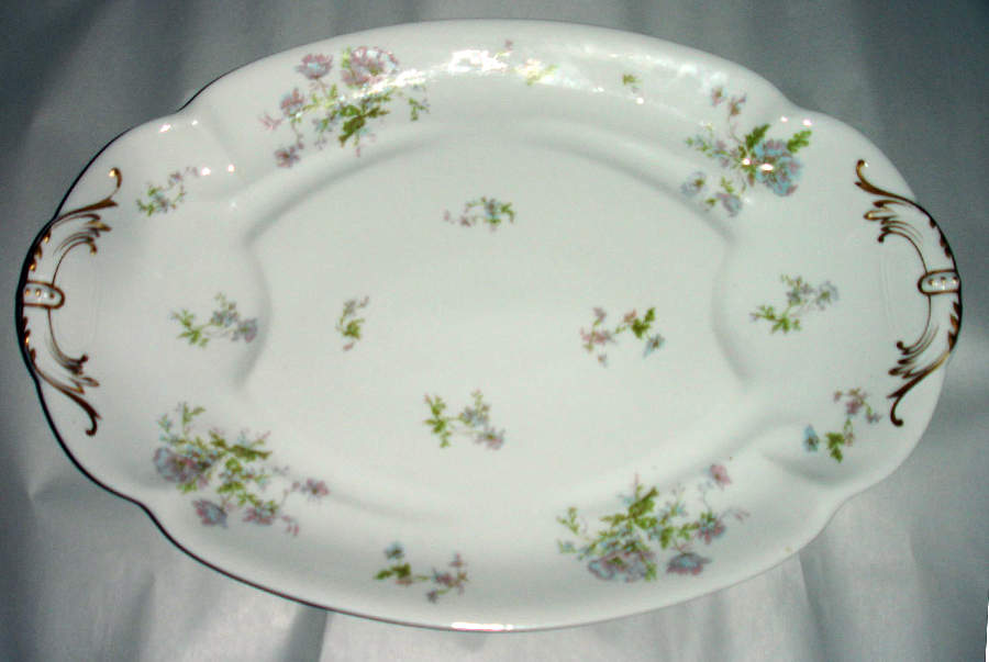 Schleiger 79 20" Oval Serving Platter by Haviland-1