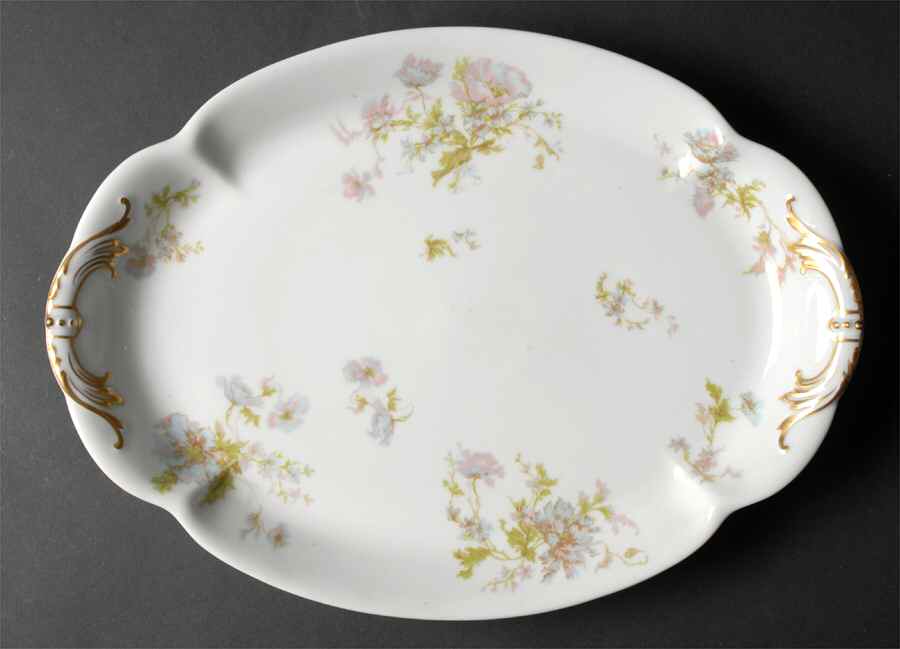 Schleiger 79 13" Oval Serving Platter by Haviland-1