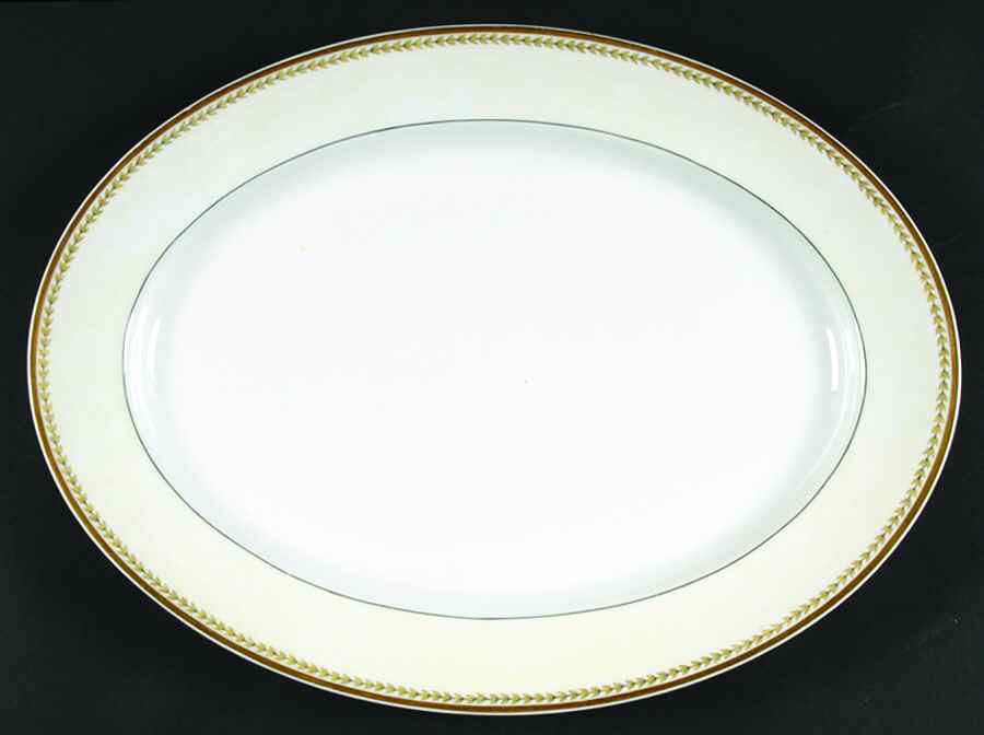 Schleiger 791 16" Oval Serving Platter by Haviland-1