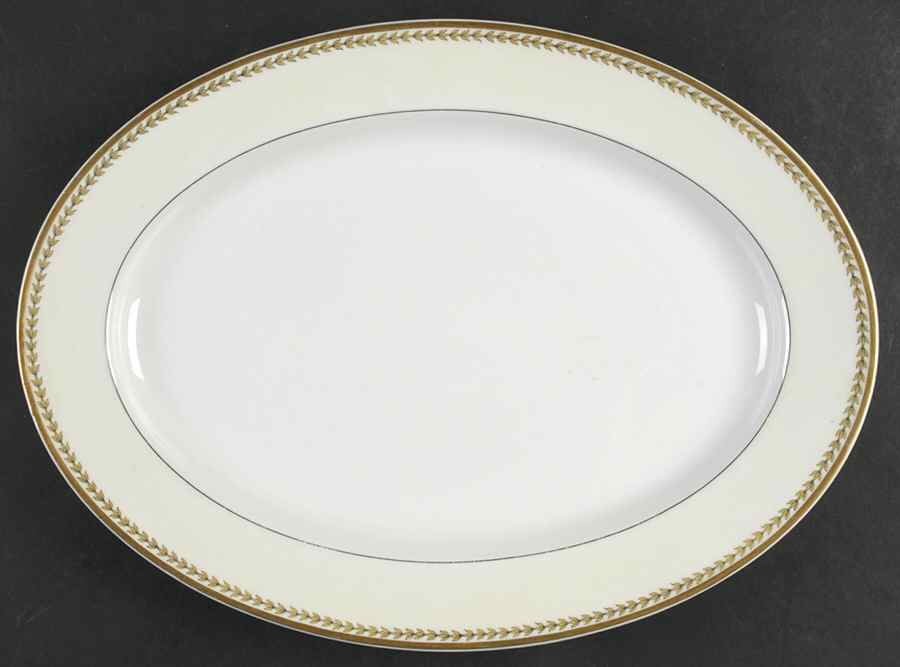 Schleiger 791 13" Oval Serving Platter by Haviland-1