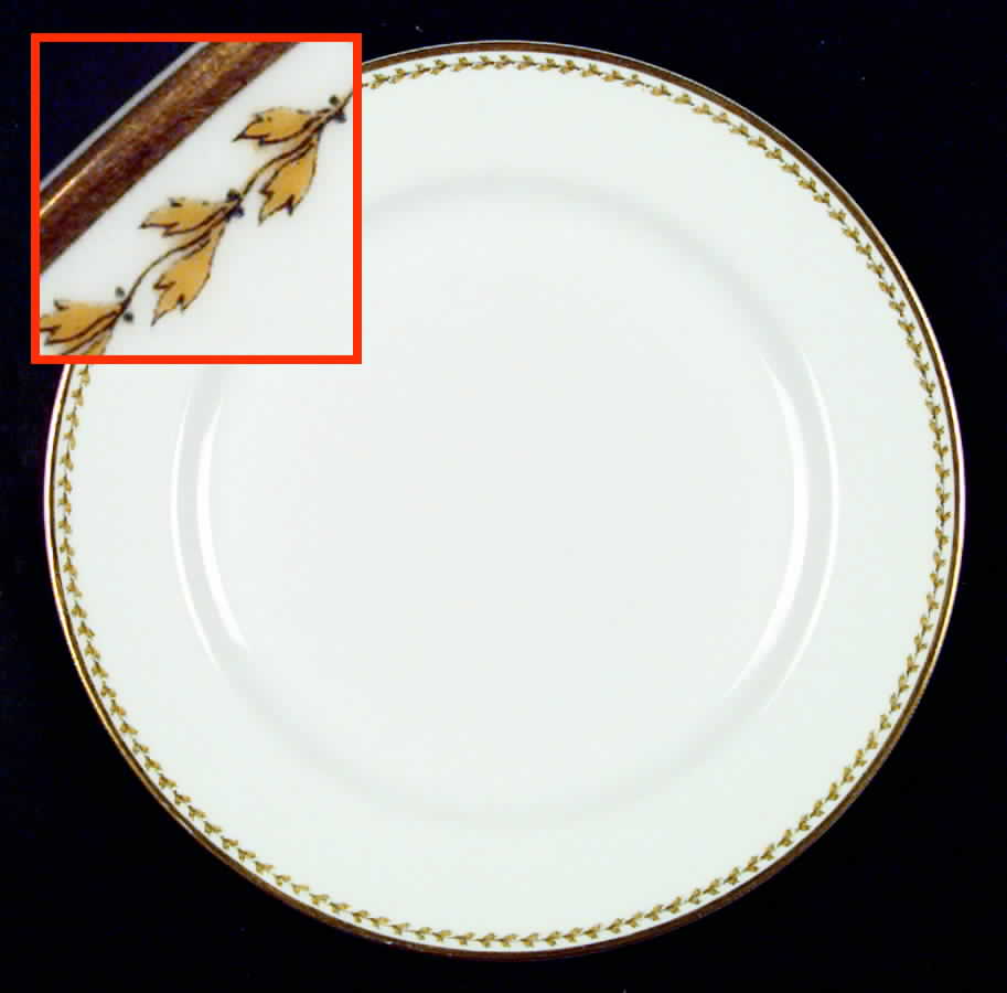 Schleiger 792a Dinner Plate by Haviland-1