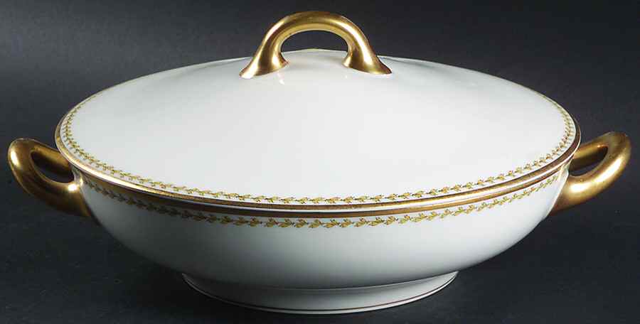 Schleiger 792a Round Covered Vegetable by Haviland-1