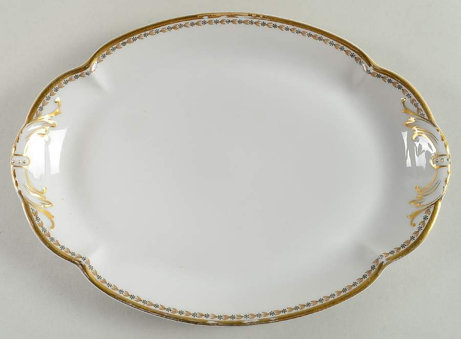 Schleiger 795 11" Oval Serving Platter by Haviland-1