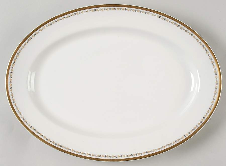 Schleiger 795 13" Oval Serving Platter by Haviland-1