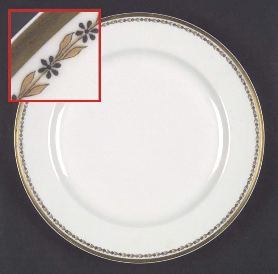 Schleiger 795 Dinner Plate by Haviland-1