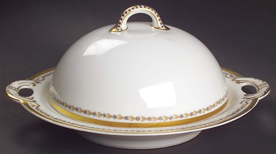 Schleiger 795 Round Covered Butter by Haviland-1