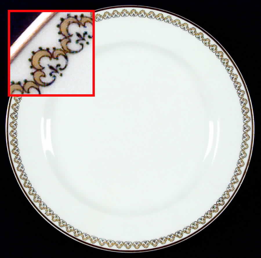 Schleiger 796 Dinner Plate by Haviland-1