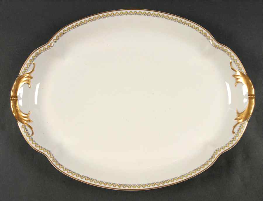 Schleiger 796 16" Oval Serving Platter by Haviland-1