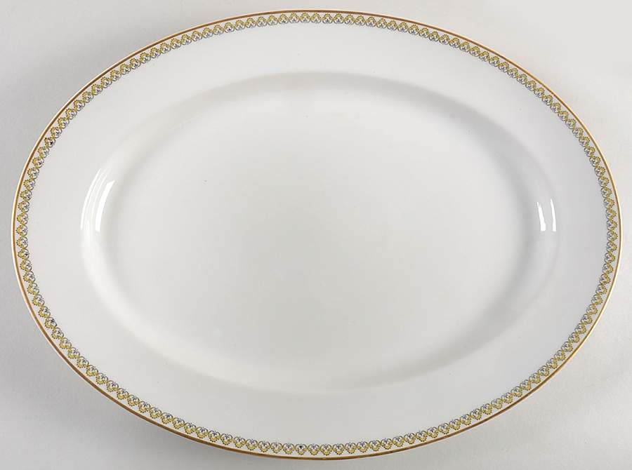 Schleiger 796 16" Oval Serving Platter by Haviland-1