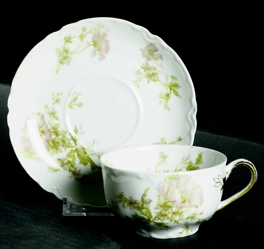 Schleiger 79e Flat Cup & Saucer Set by Haviland-1