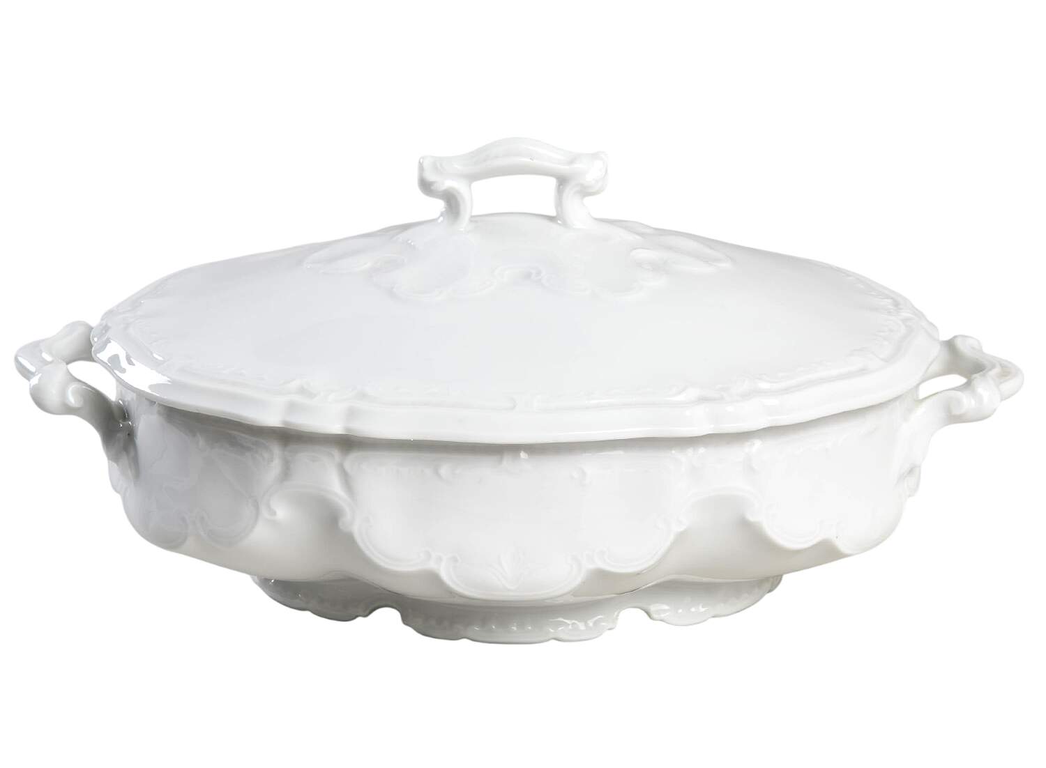 Schleiger 8 Oval Covered Vegetable by Haviland-1