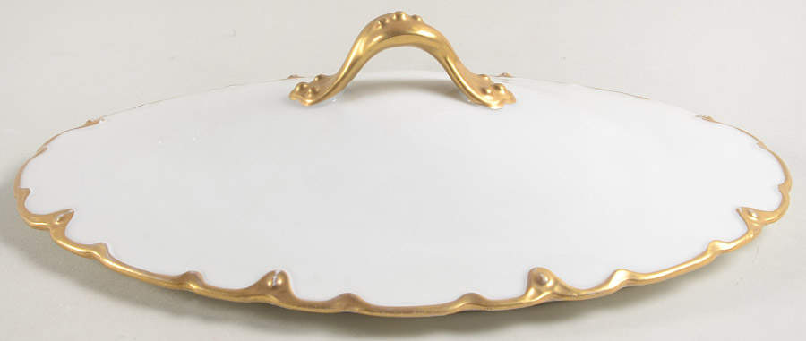 Schleiger 806 Lid for Oval Vegetable by Haviland-1