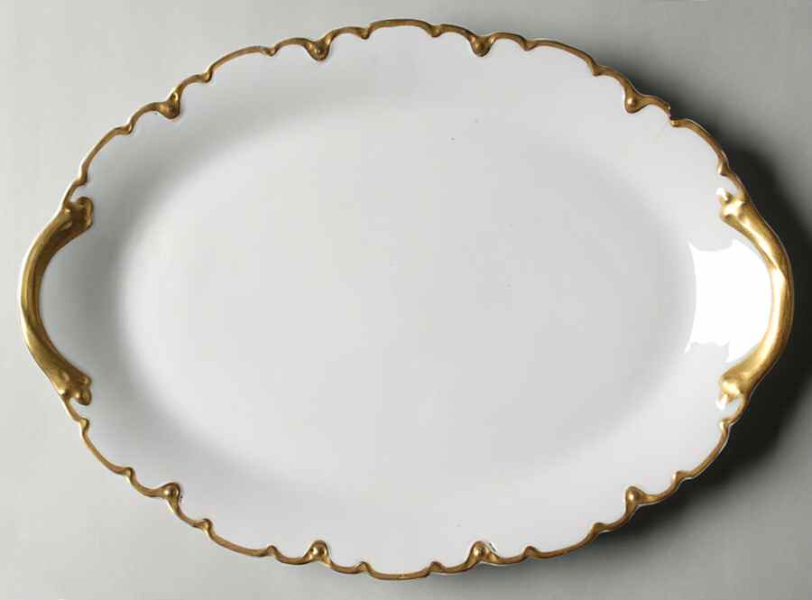 Schleiger 806 16" Oval Serving Platter by Haviland-1