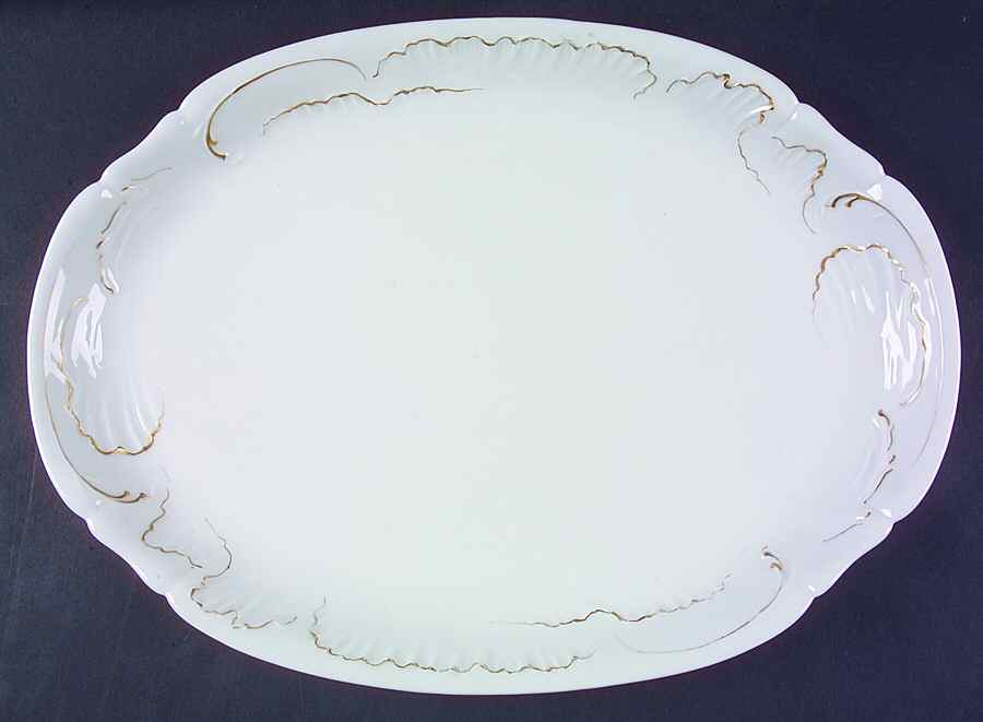 Schleiger 809 16" Oval Serving Platter by Haviland-1