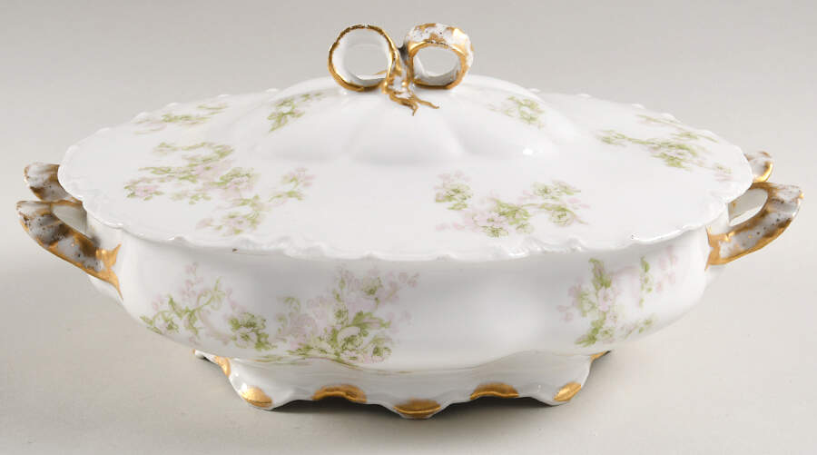 Schleiger 80A Oval Covered Vegetable by Haviland-1