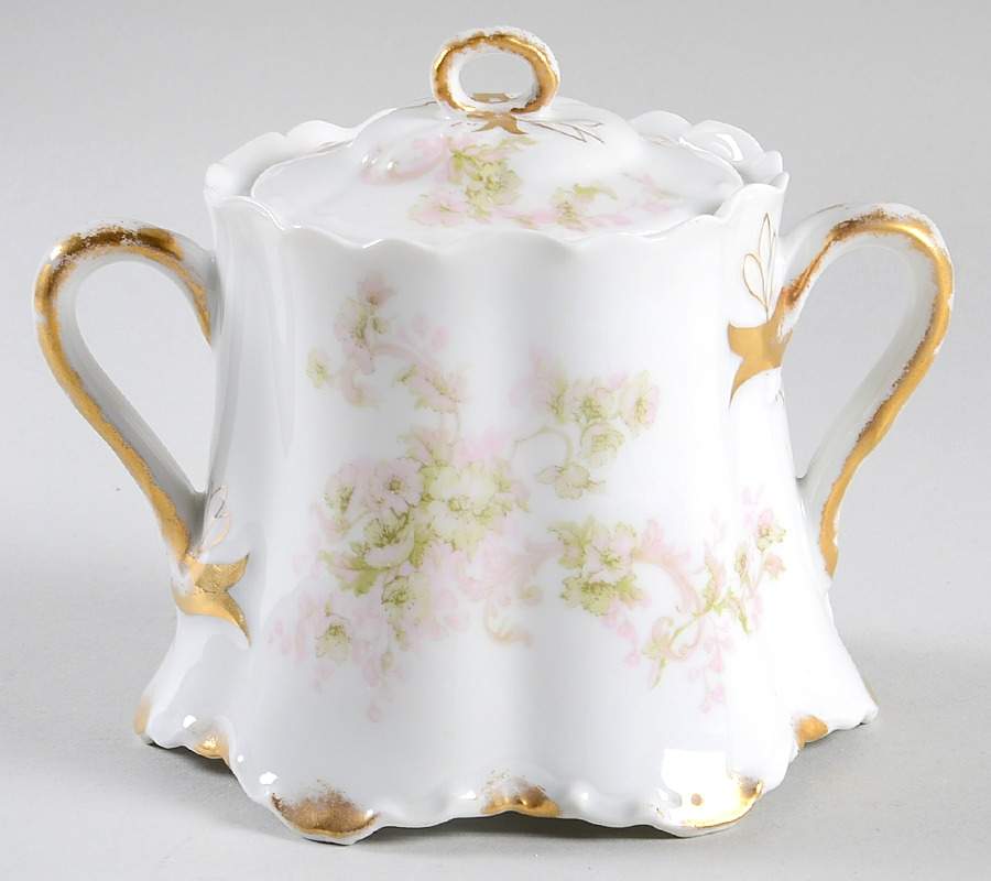 Schleiger 80A Sugar Bowl & Lid by Haviland-1