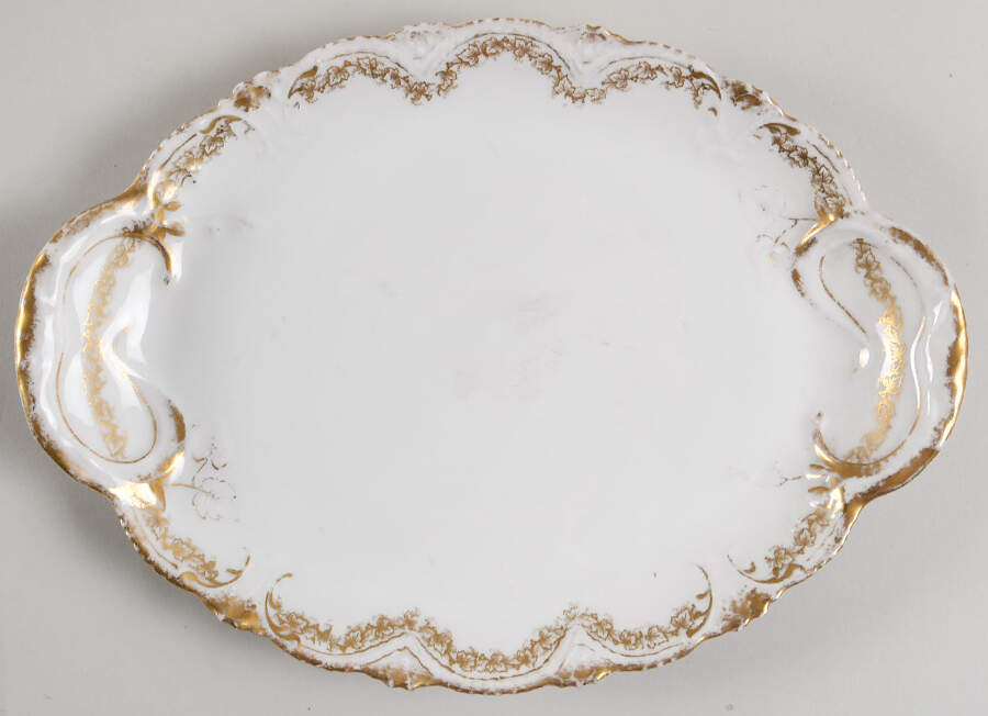 Schleiger 810 11" Oval Serving Platter by Haviland-1