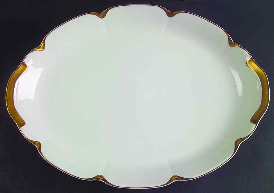 Schleiger 822a 16" Oval Serving Platter by Haviland-1