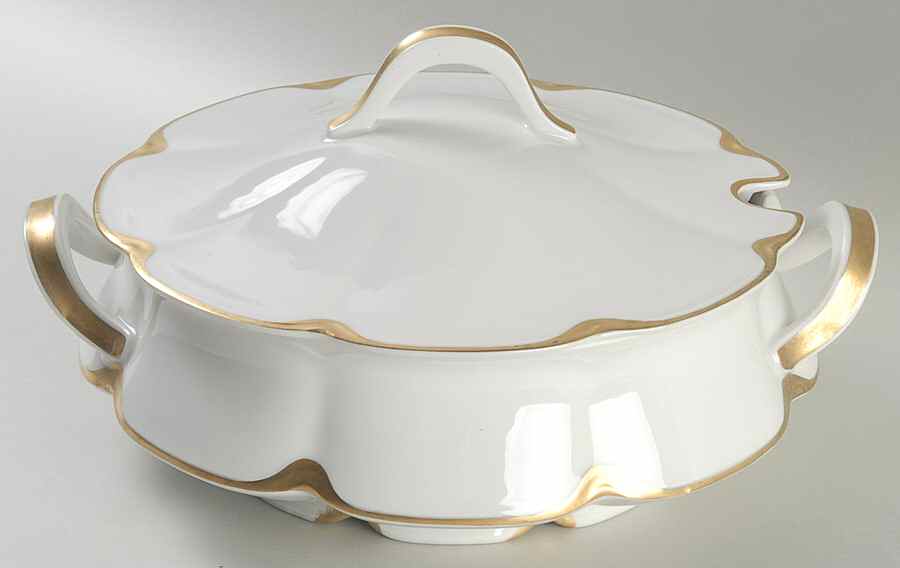 Schleiger 822a Tureen &  Lid by Haviland-1